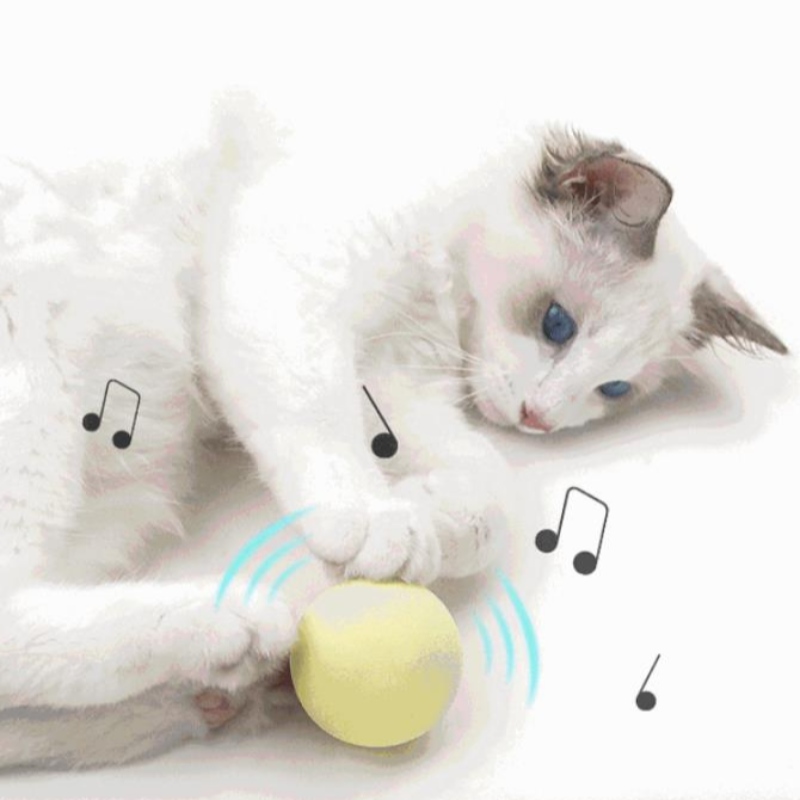 Amazon \\\\\'s New Pet Gravitational Call Ball Cat Self-Hey Anti-Boring Benodigdheden Tease Cat Stick Mint Ball Sound Toy
