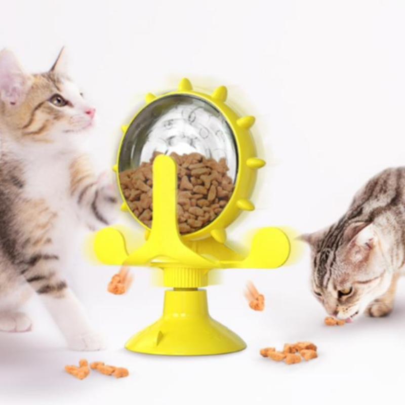 Pet Supplies Draaitafel Cat Interactive Toy Slow Feeder Food Lekkage Trainer Funny Cat Toys